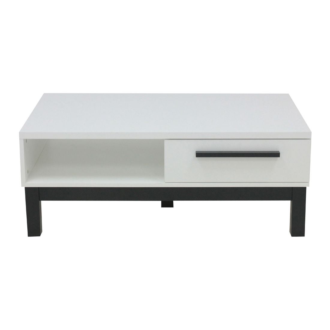 โต๊ะกลาง โต๊ะกลางไม้ล้วน รุ่น Sunza สีสีขาว-SB Design Square