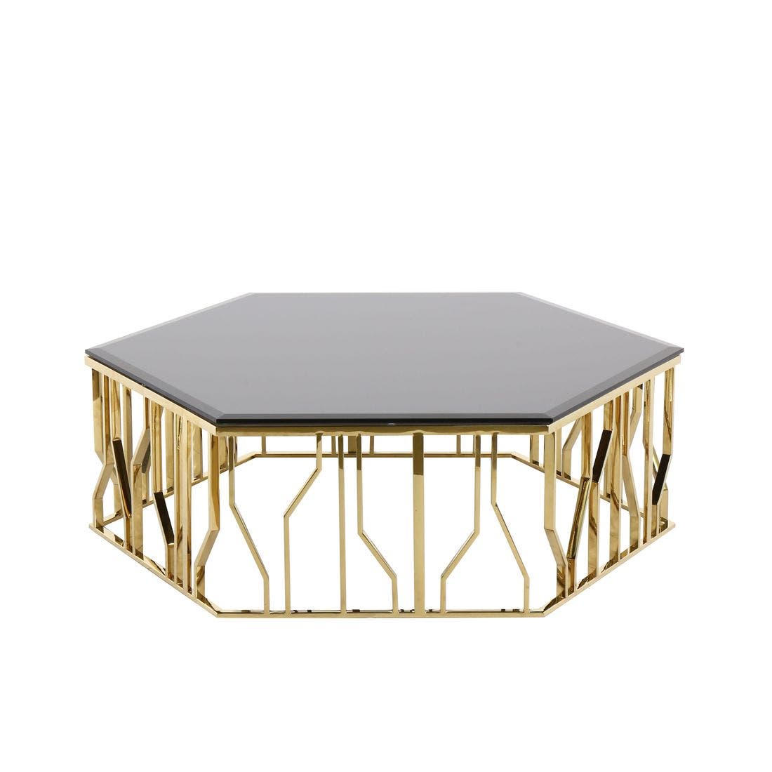 โต๊ะกลาง รุ่น Woxer สีทอง-01