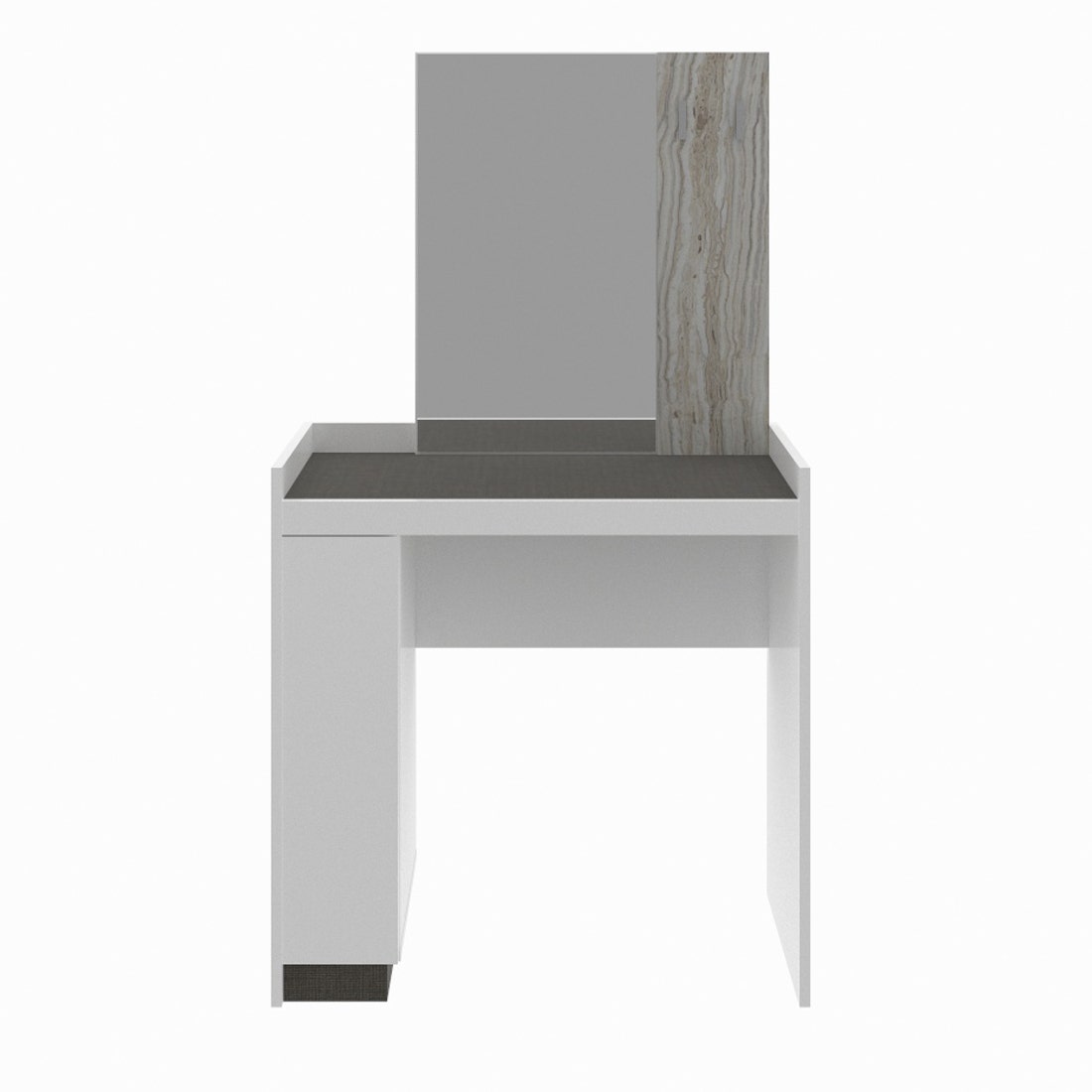 โต๊ะเครื่องแป้ง ขนาด 80 ซม. รุ่น Econi-B สีขาว-04