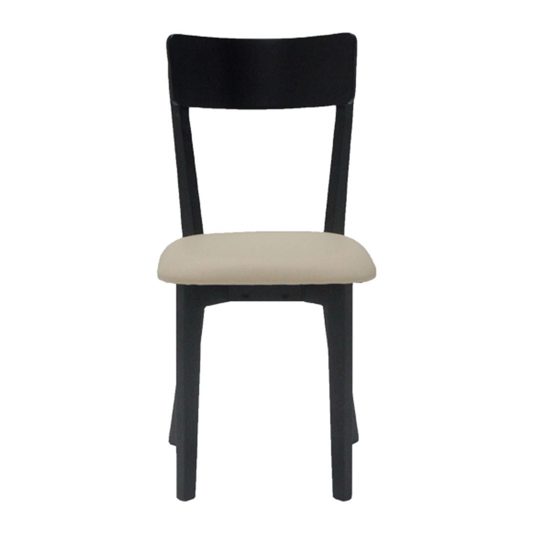 เก้าอี้ทานอาหาร เก้าอี้ไม้เบาะหนัง รุ่น Tersely-SB Design Square