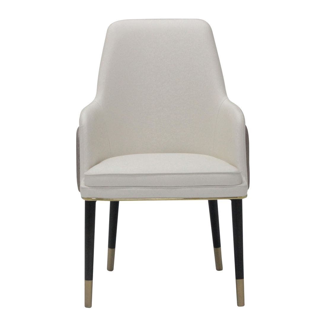 เก้าอี้ทานอาหาร เก้าอี้เหล็กเบาะหนัง รุ่น Woman-Plus สีสีเทา-SB Design Square