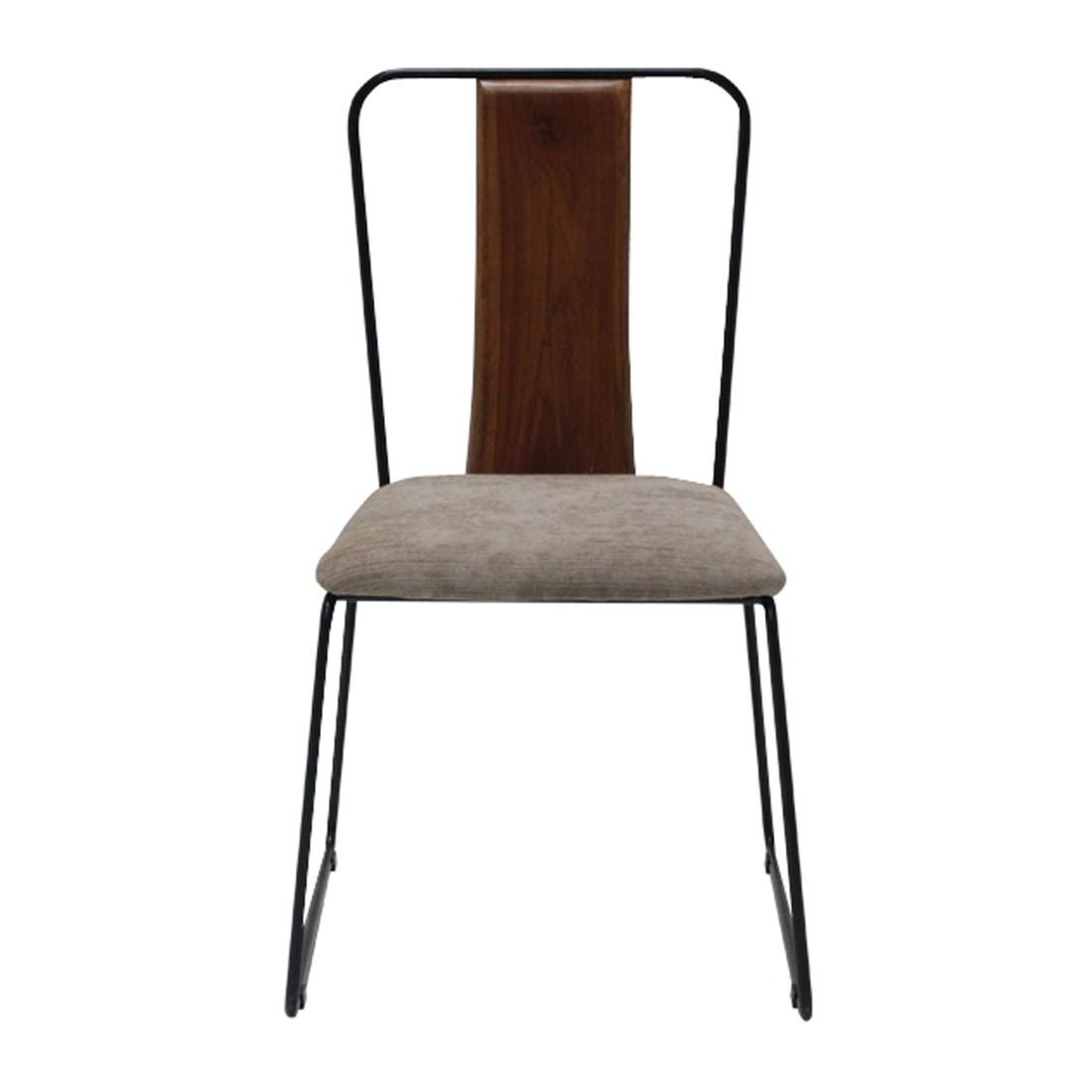เก้าอี้ทานอาหาร เก้าอี้เหล็กเบาะผ้า รุ่น Fer-SB Design Square