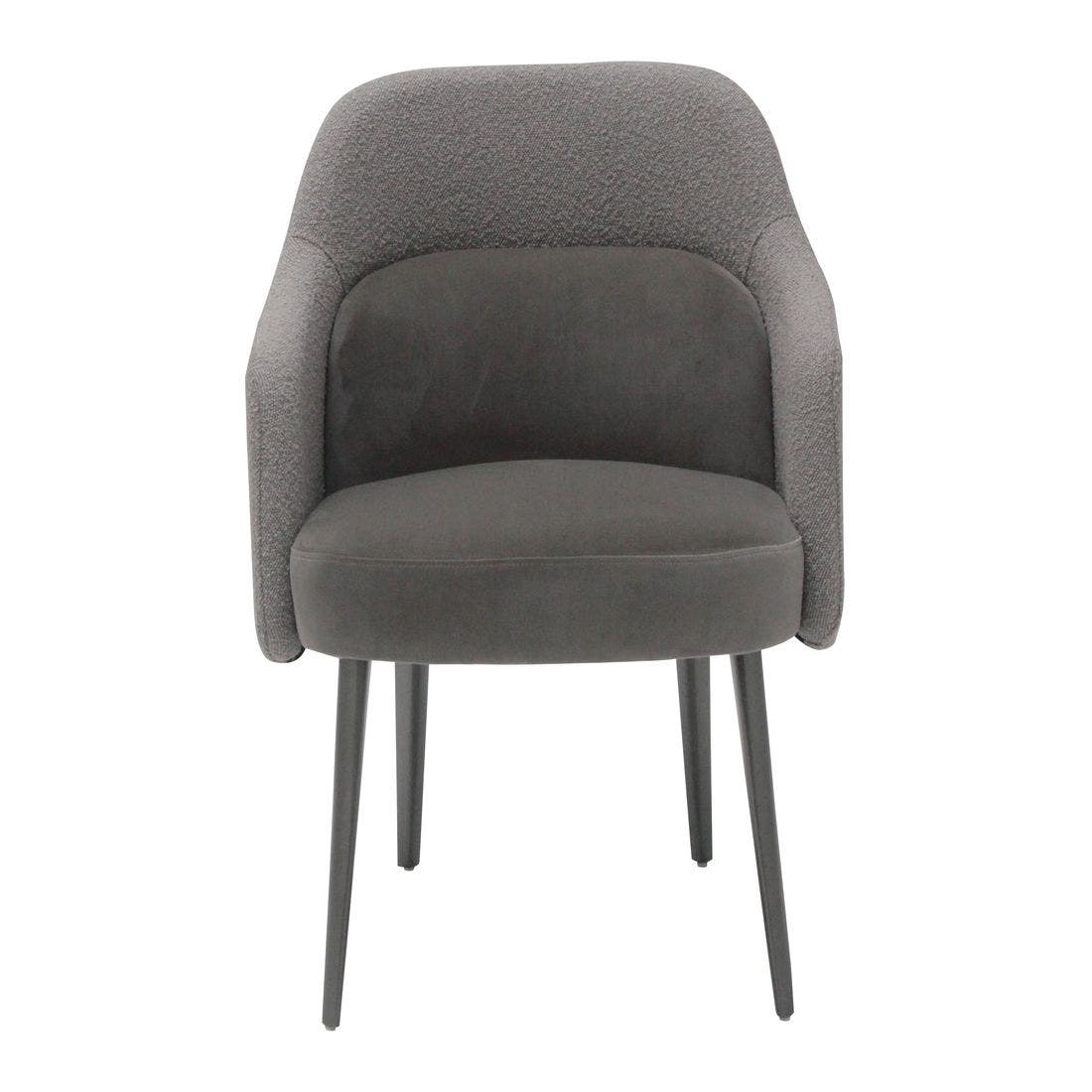 เก้าอี้ผ้ากำมะหยี่ รุ่น Nerrex สีน้ำตาลเข้ม01