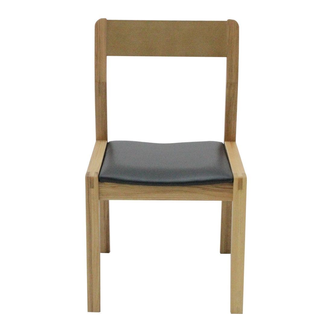 เก้าอี้ไม้แอช Dekel  สีไม้อ่อน1