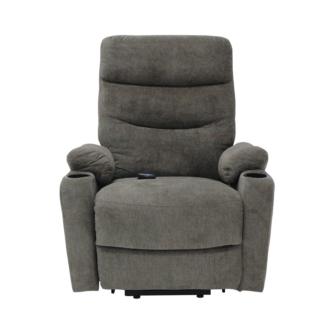 Massage Lift Chair Fabric 1 Seater Liaka Brown