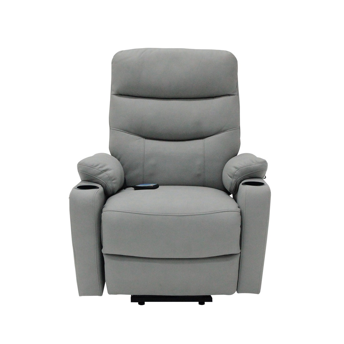 Massage Lift Chair Fabric 1 Seater Liaka Gray