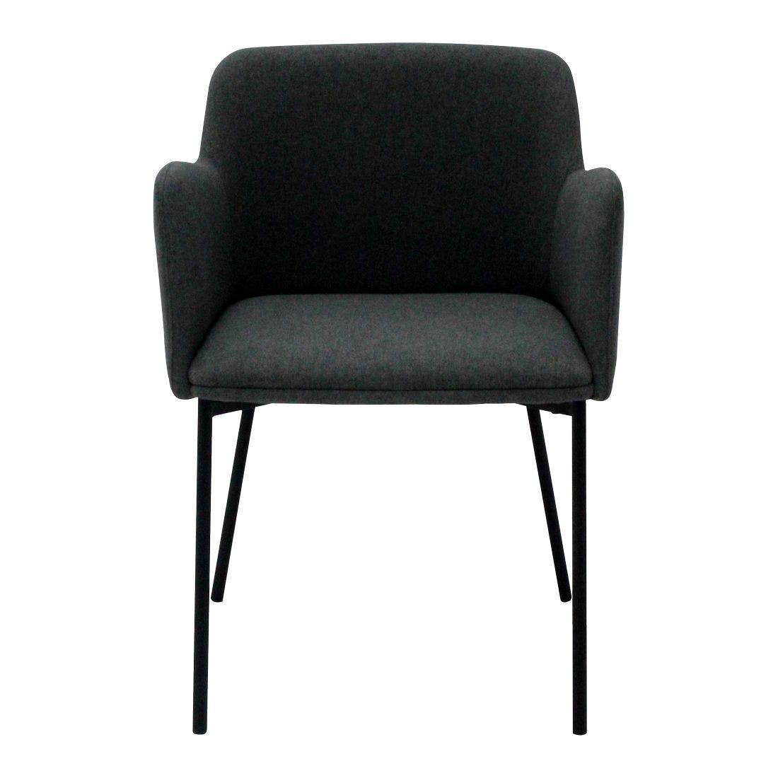 เก้าอี้เบาะผ้า Habitat รุ่น Ermin สีเทาเข้ม1