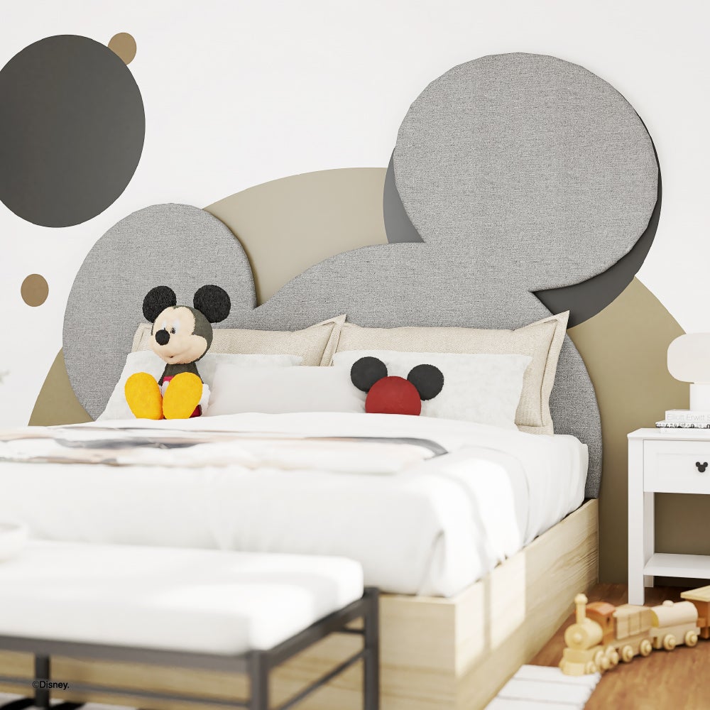 หัวเตียงแขวน Disney รุ่น MICKEY สีเทา