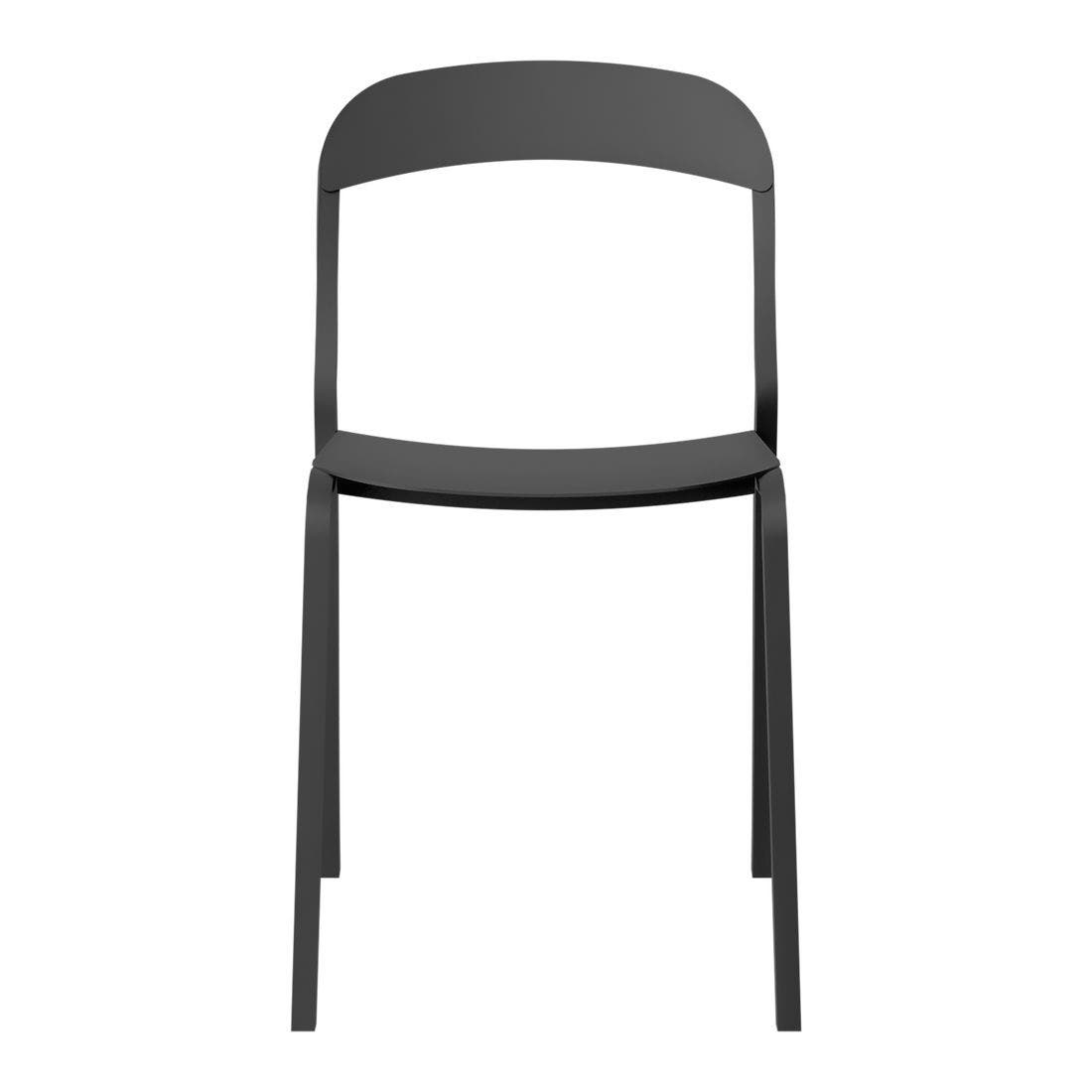 เก้าอี้อลูมิเนียม Habitat รุ่น Ludo สีดำ1