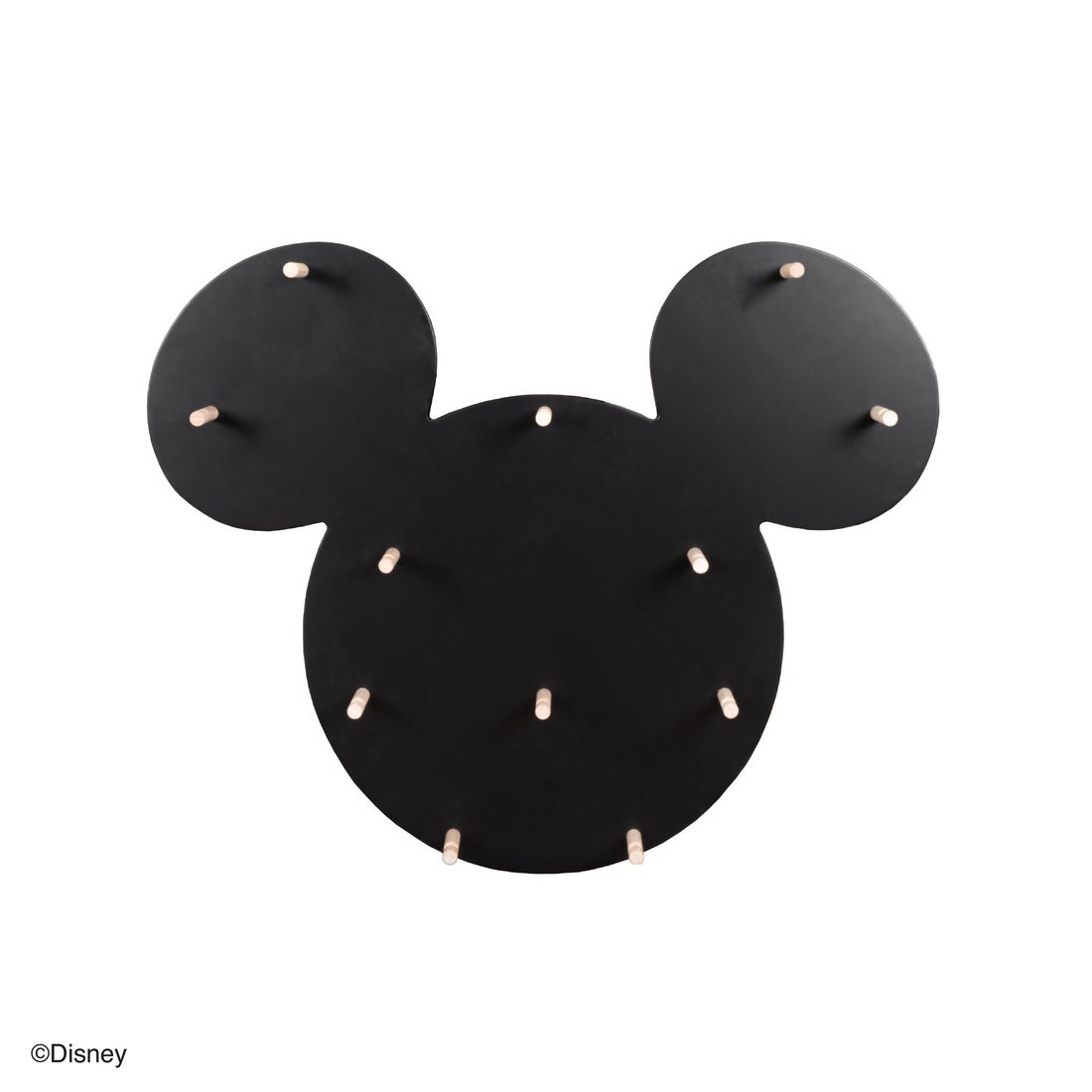 ผนังประดับแขวนแก้ว Disney รุ่น MICKEY MUGWALLRACK สีดำ