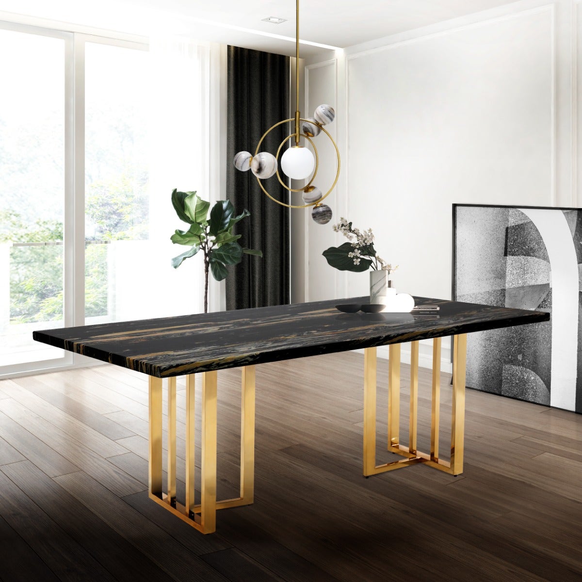 Dining Table VAGON Stella Black