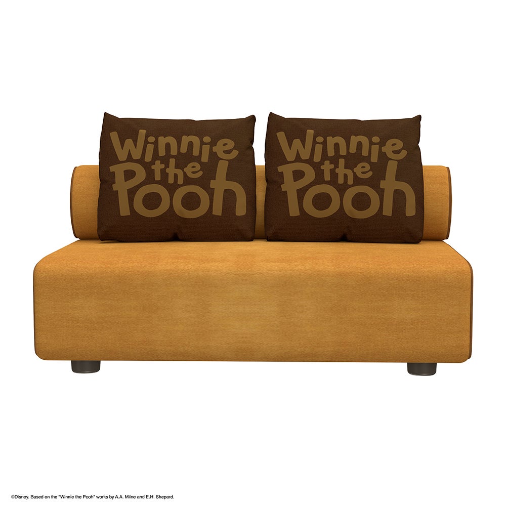  โซฟา2ที่นั่ง Disney Home รุ่น winnie the pooh+หมอนอิง