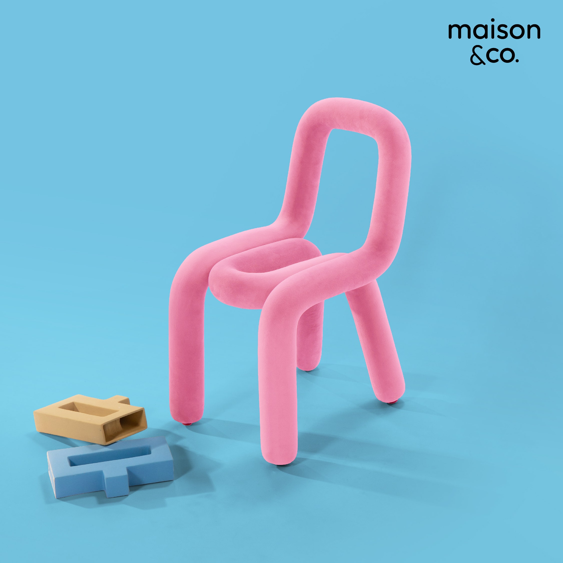 เก้าอี้ รุ่น WAYLIN สีชมพู01