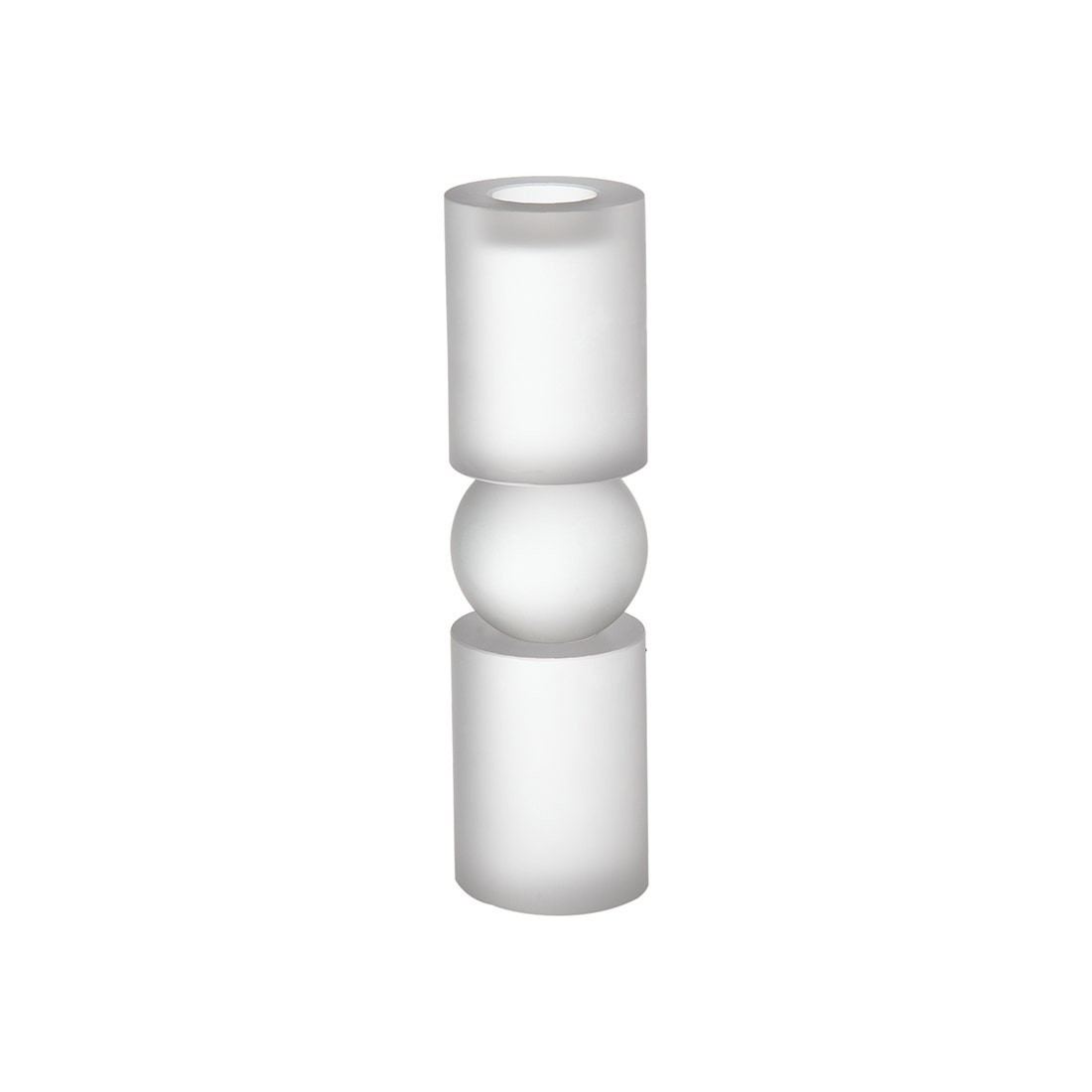 VP CANDLE HOLDER#70367-SA/GLASS/EG*** สีใส01