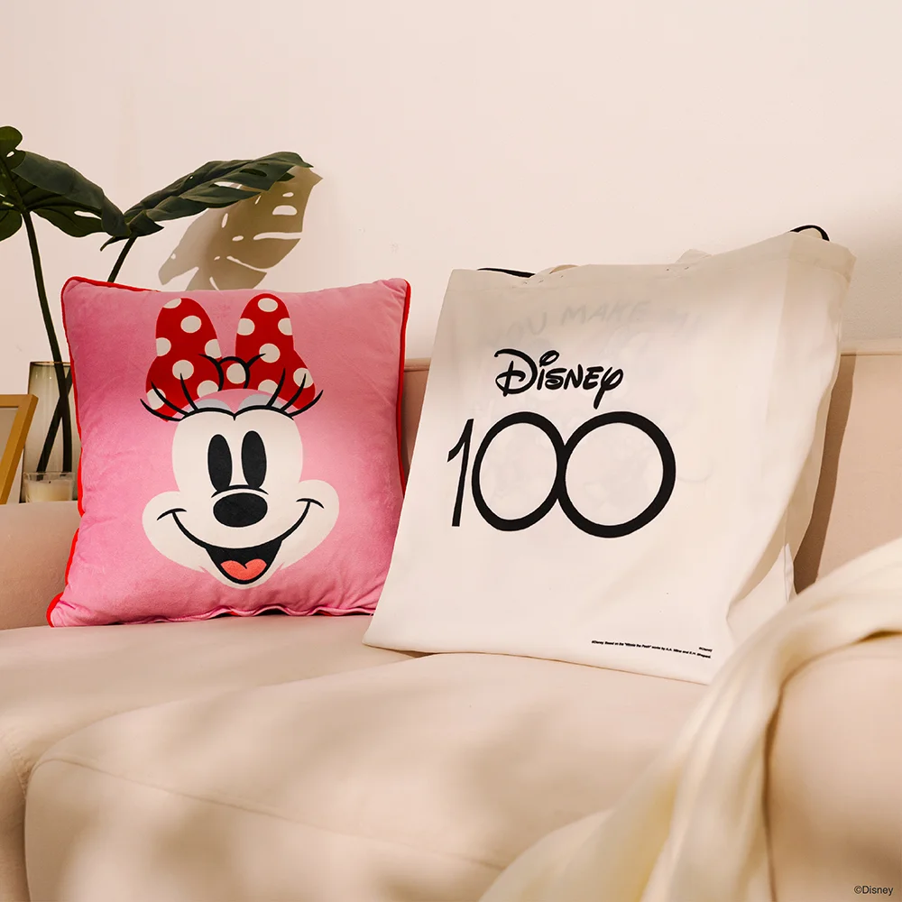 หมอน Disney รุ่น Collection ลาย Minnie Mouse ผ้าสีชมพู [ของขวัญปีใหม่]