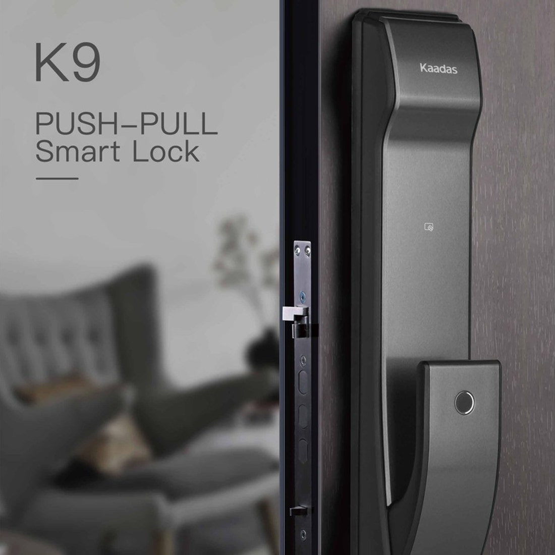 กลอนประตูอัตโนมัติ Digital Door Lock Kaadas K-9 Black-03