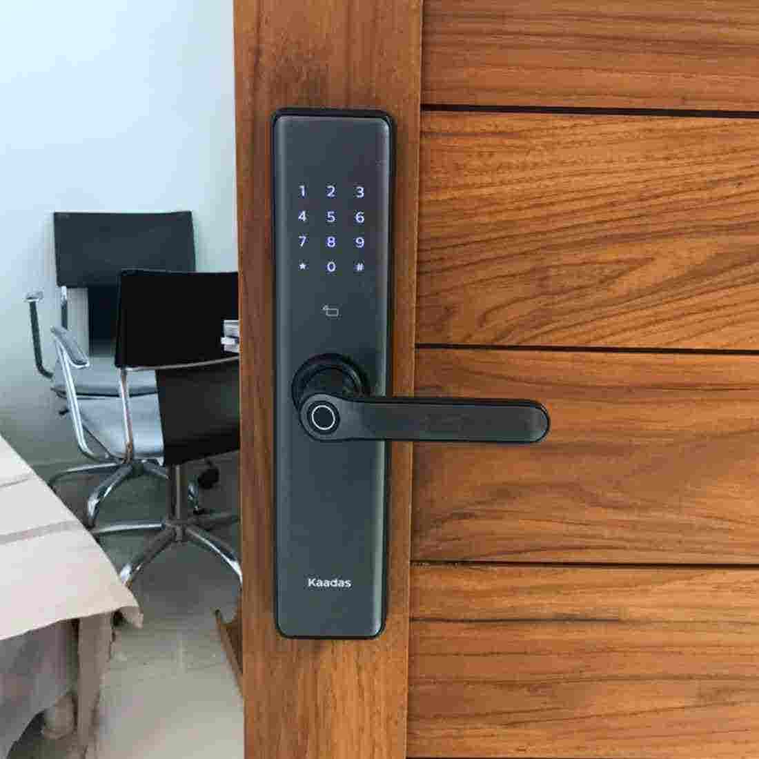 Digital Door Lock Kaadas S-7 Black Matted สีดำด้าน-04