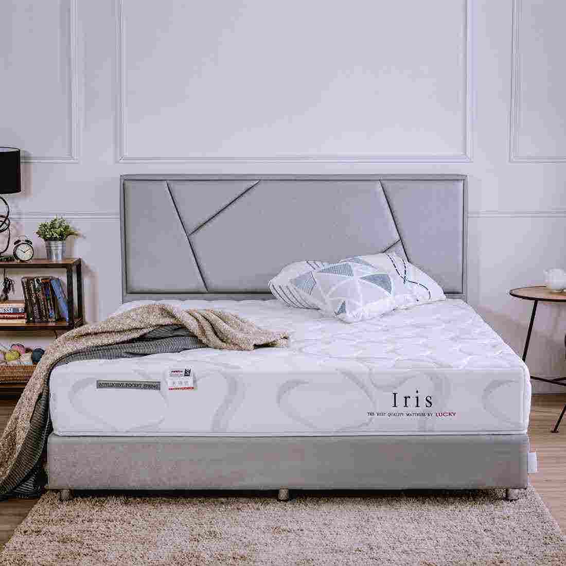 ที่นอน ที่นอนพ็อคเกตสปริง สีสีขาว-SB Design Square