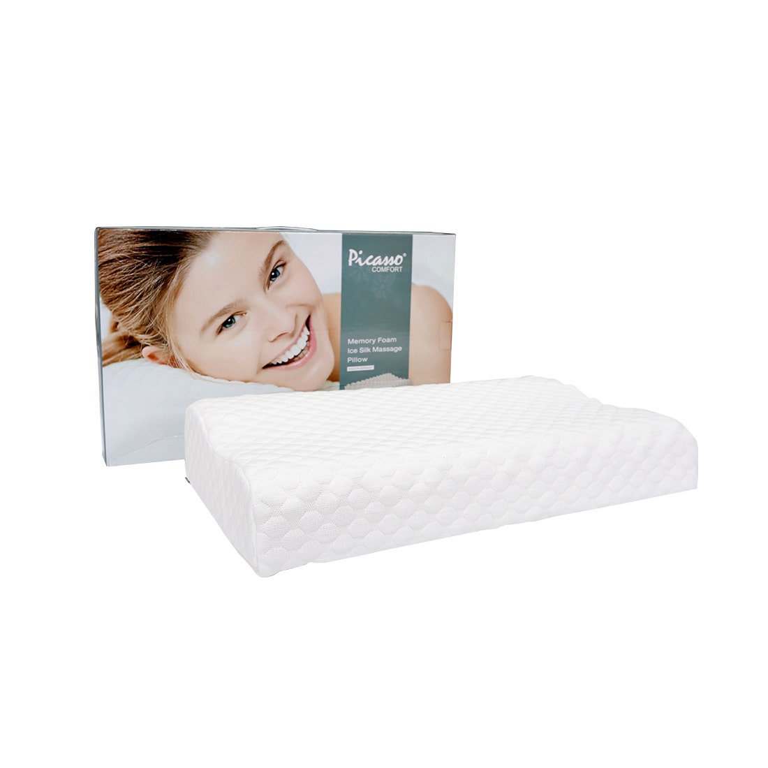 Picasso Comfort หมอนหนุน รุ่น Ice Silk Massage Pillow1