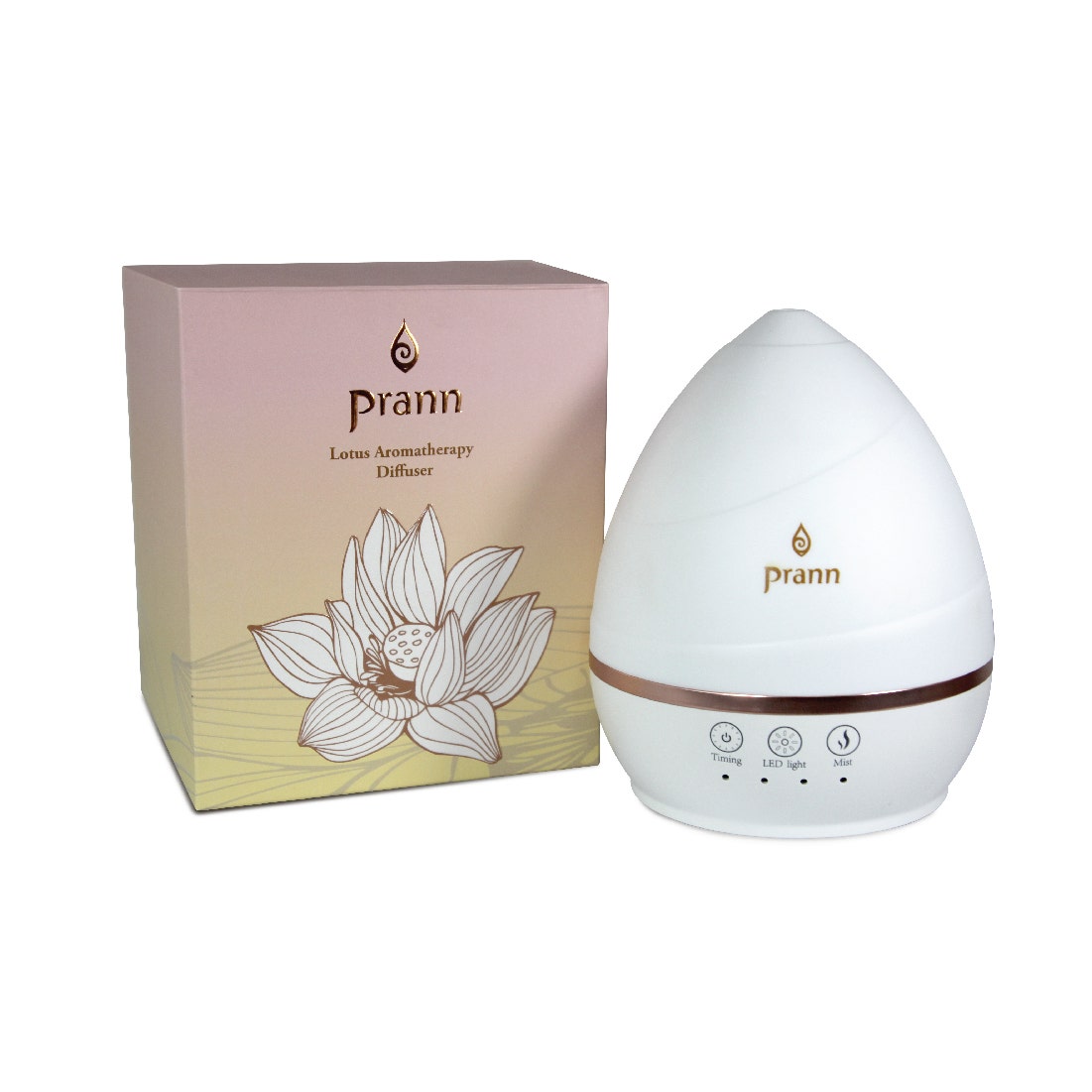 Prann Lotus Aromatherapy Diffuser-White (เตา Lotus ฐานขาว)01