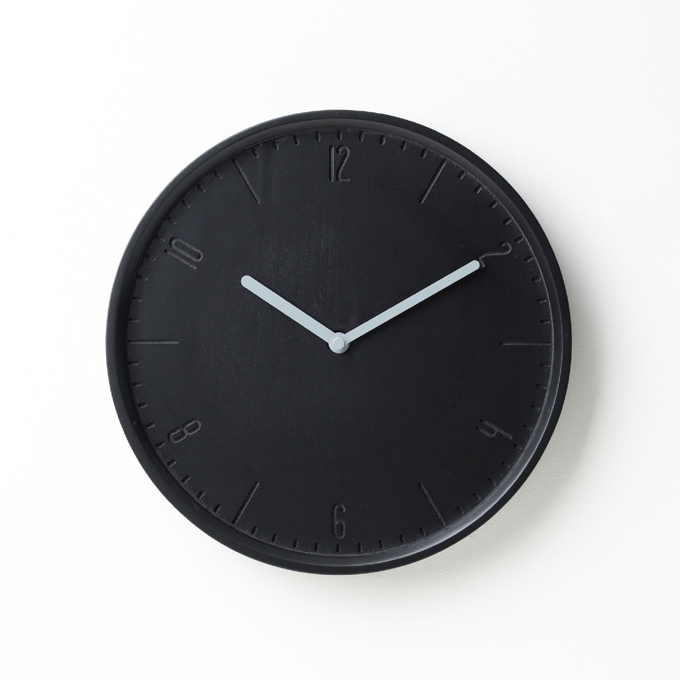 Pana Objects COBY-W-Charcoal B. | Grey H. wall clock26cm#PN-D081-BK-WH