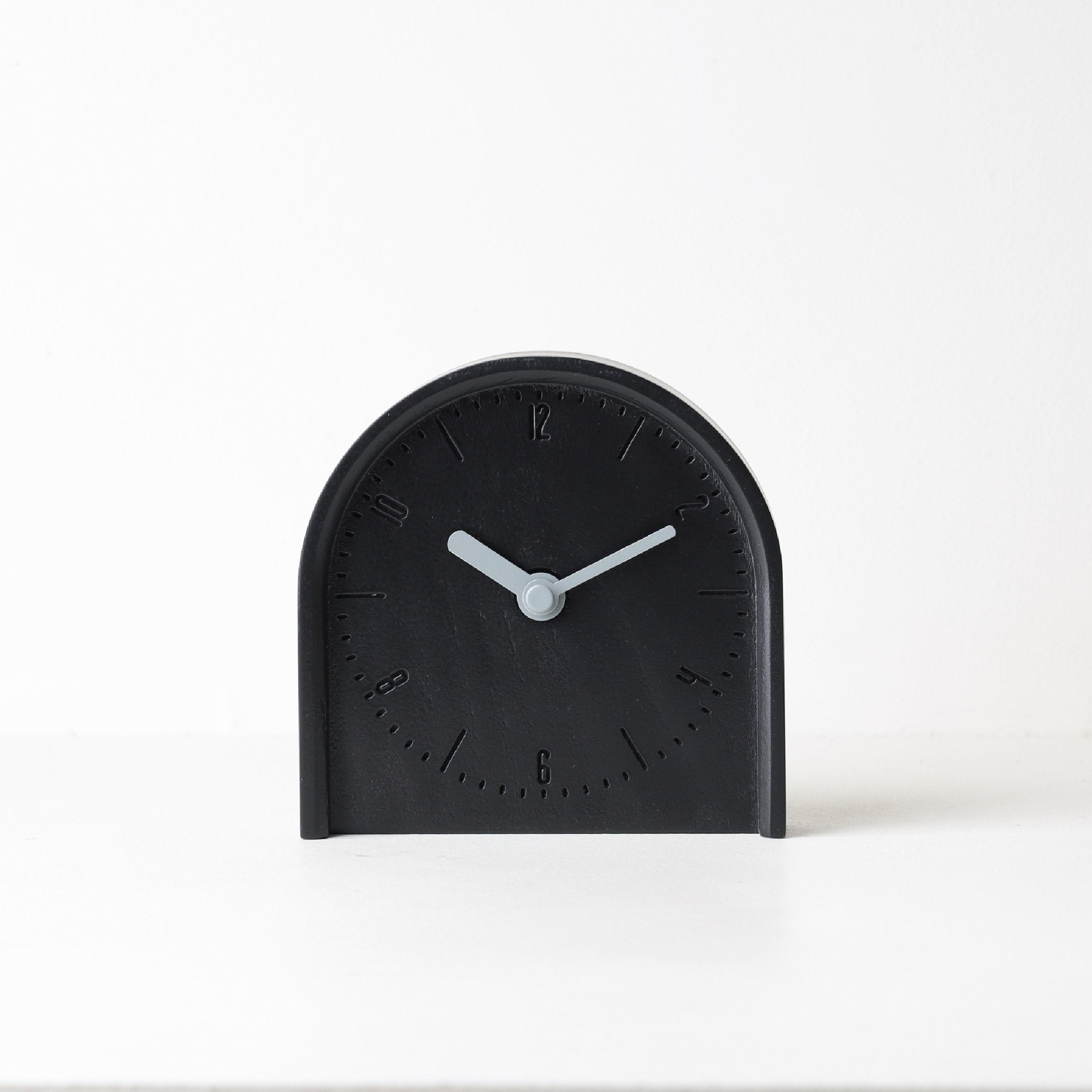 Pana objects COBY-T-White B. | Grey H. wall/table clock12cm#PN-D082-WH-GY-1