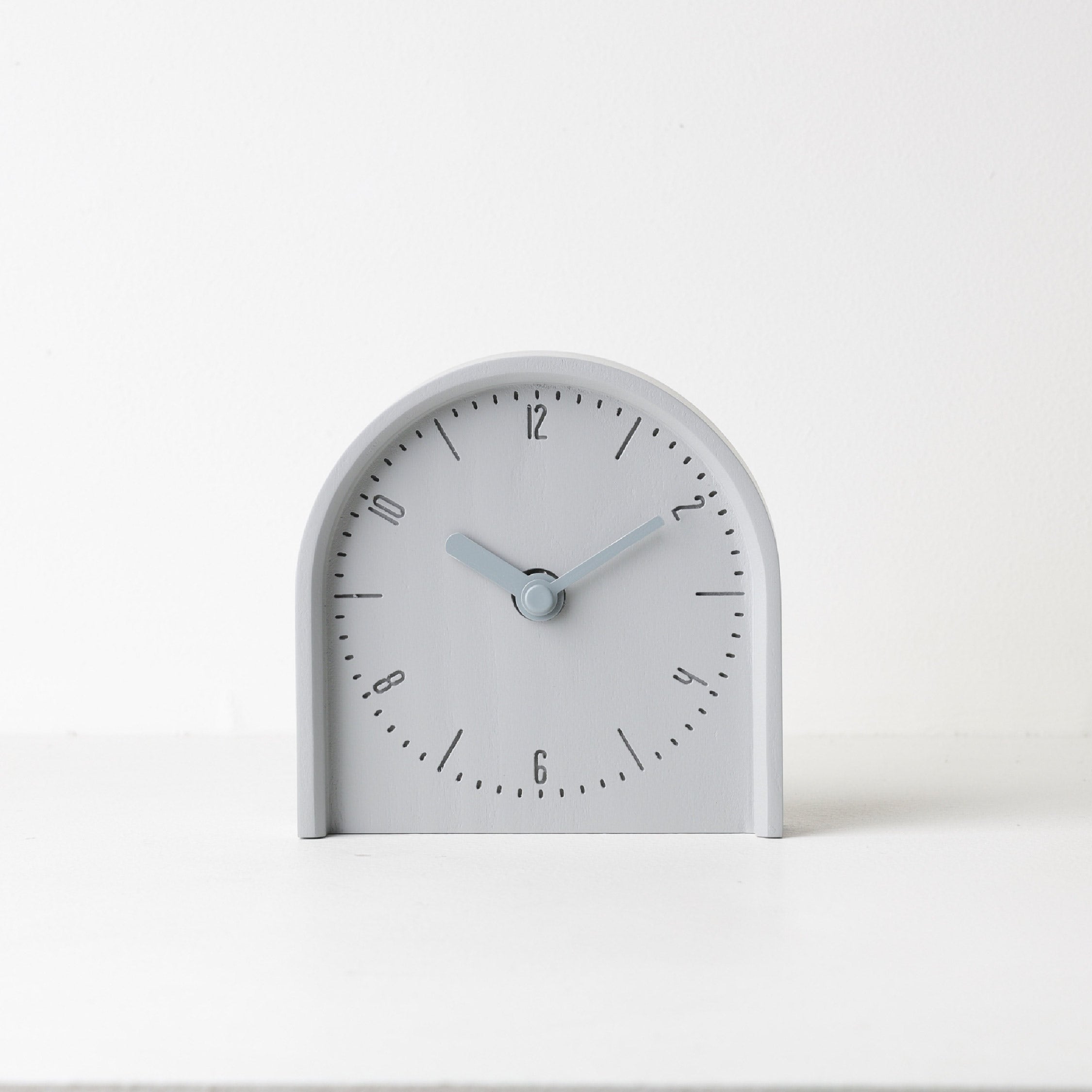 Pana Objects COBY-T-Niclel Grey B. | Grey H. wall/table clock12cm#PN-D082-GY-GY