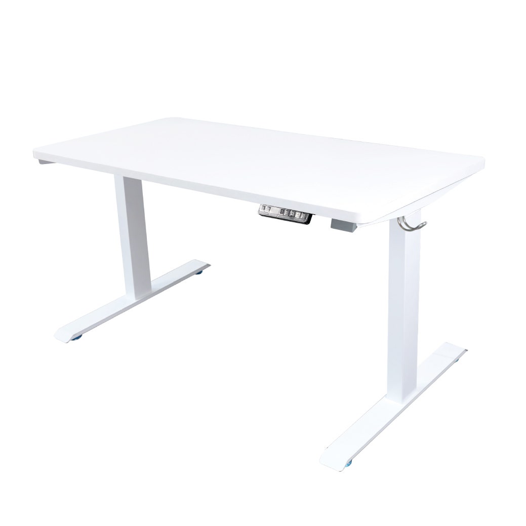 Bewell โต๊ะปรับระดับ SingleMotor WH140-WH ขนาด 140 ซม. สีขาว