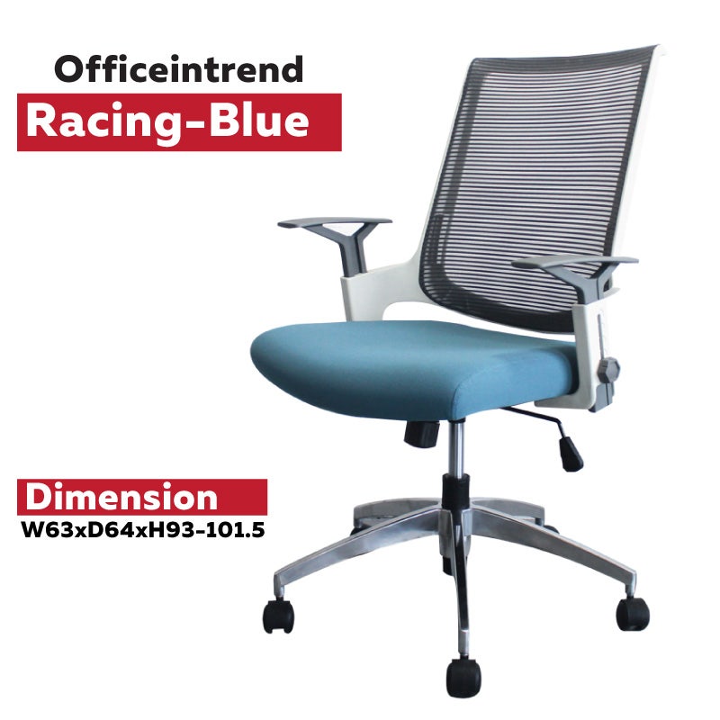Officeintrend เก้าอี้สำนักงาน รุ่นRacing Blue สีฟ้า-1