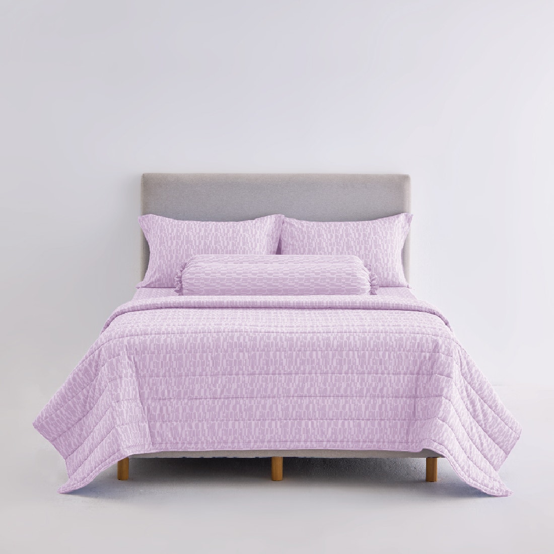 ชุดผ้าปูที่นอนพร้อมผ้านวม ELLE DECOR รุ่น PARIS SIMPLICITE - PALMIER ขนาด 3.5ฟุต 4ชิ้น-1
