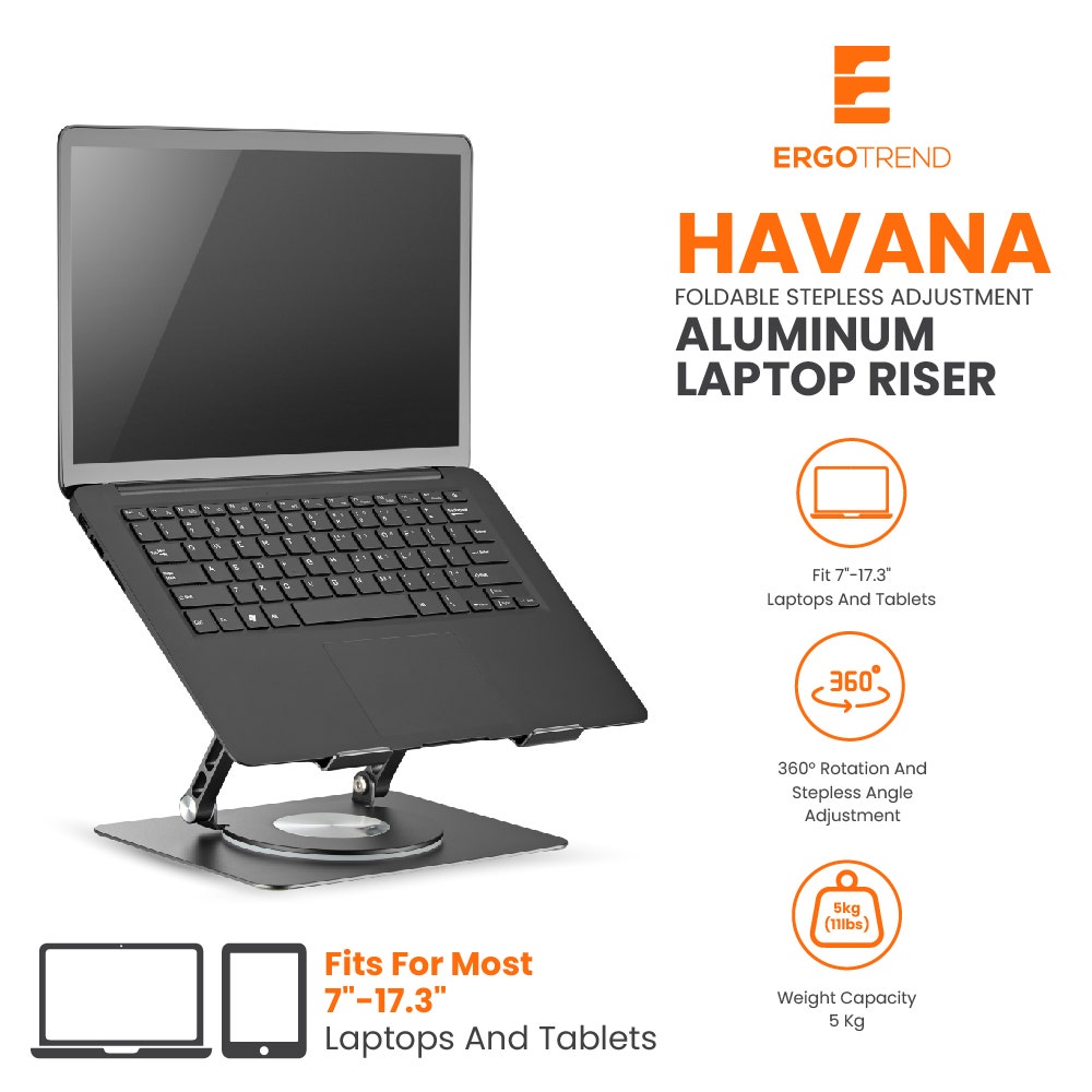 Ergotrend แท่นวางโน้ตบุ๊ค แล็ปท็อป รุ่น HAVANA Laptop Riser