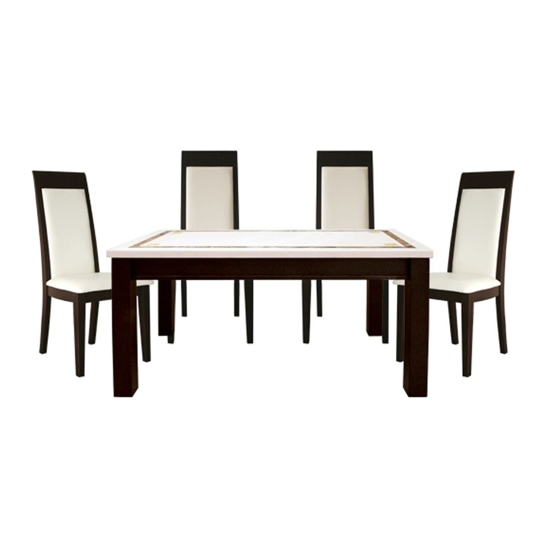 โต๊ะทานอาหาร โต๊ะอาหารขาไม้ท๊อปหิน รุ่น Molizia-SB Design Square