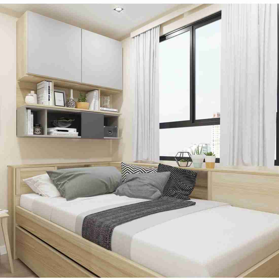 ชุดห้องนอน ชุดห้องนอน รุ่น Log สีสีโอ๊ค-SB Design Square